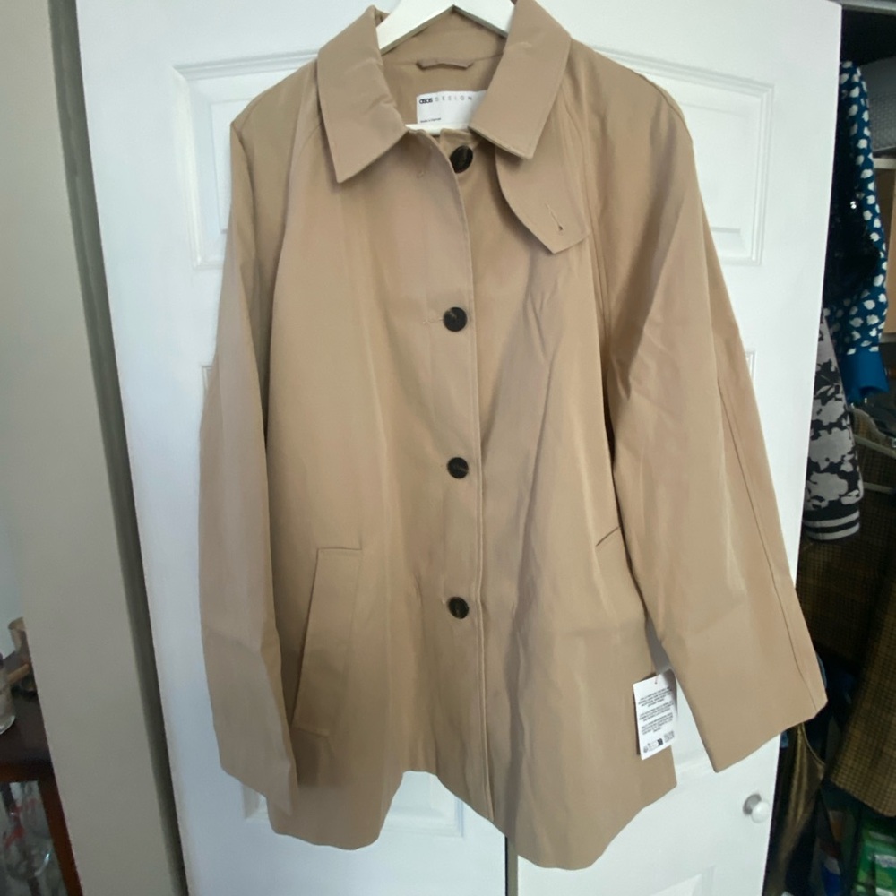 ASOS Beige Short Trench Coat